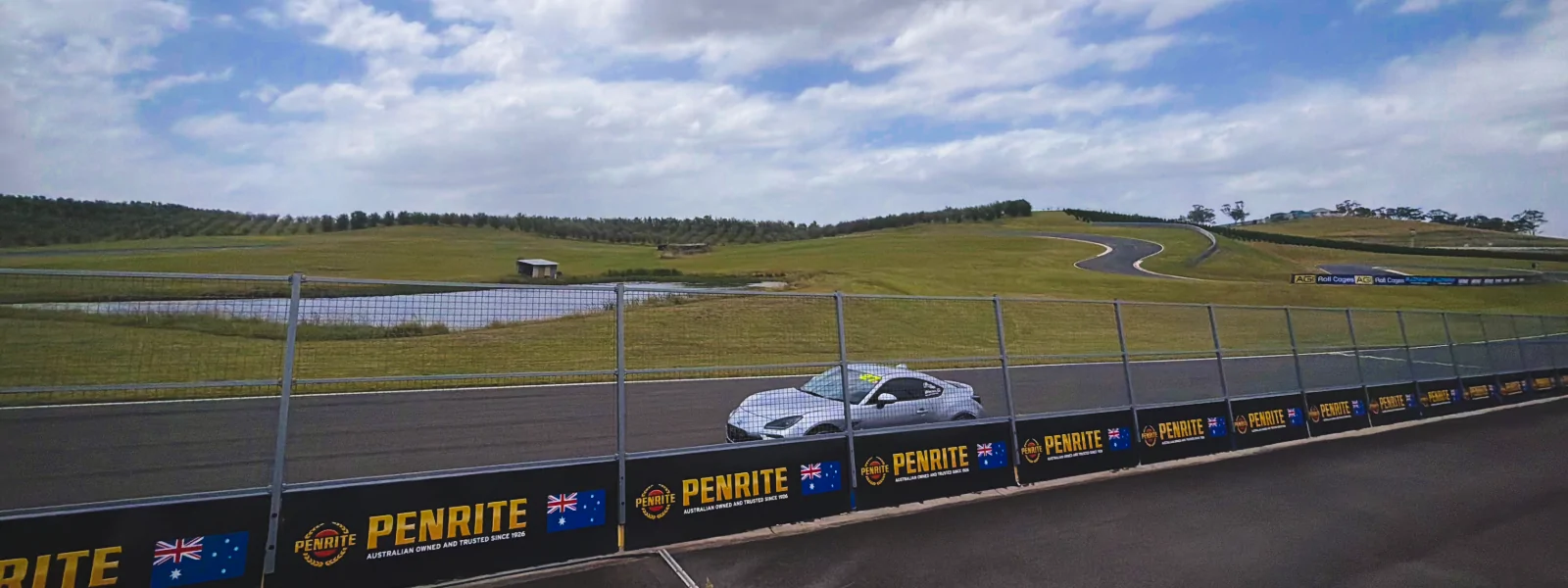 Car on track at Luddenham Raceway during Cloud Context and LastPass track day event